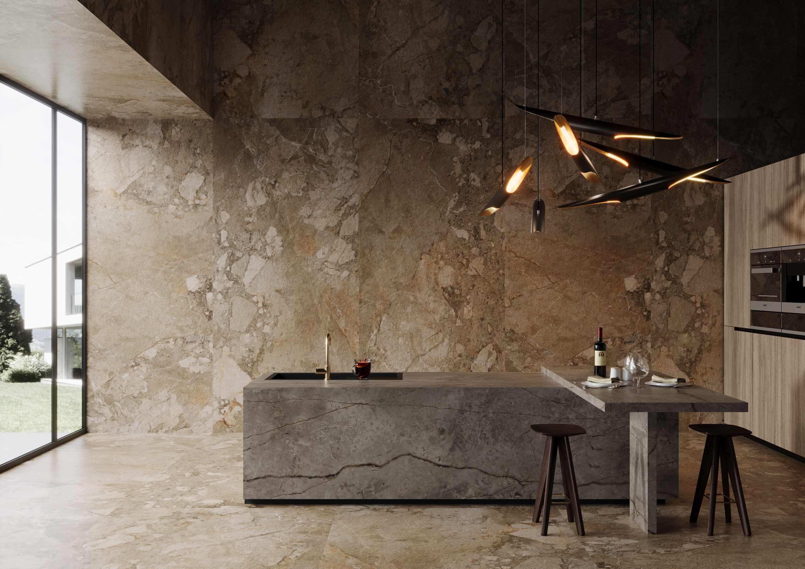 Kitchen Bentop - Porcelain - Valen Grey