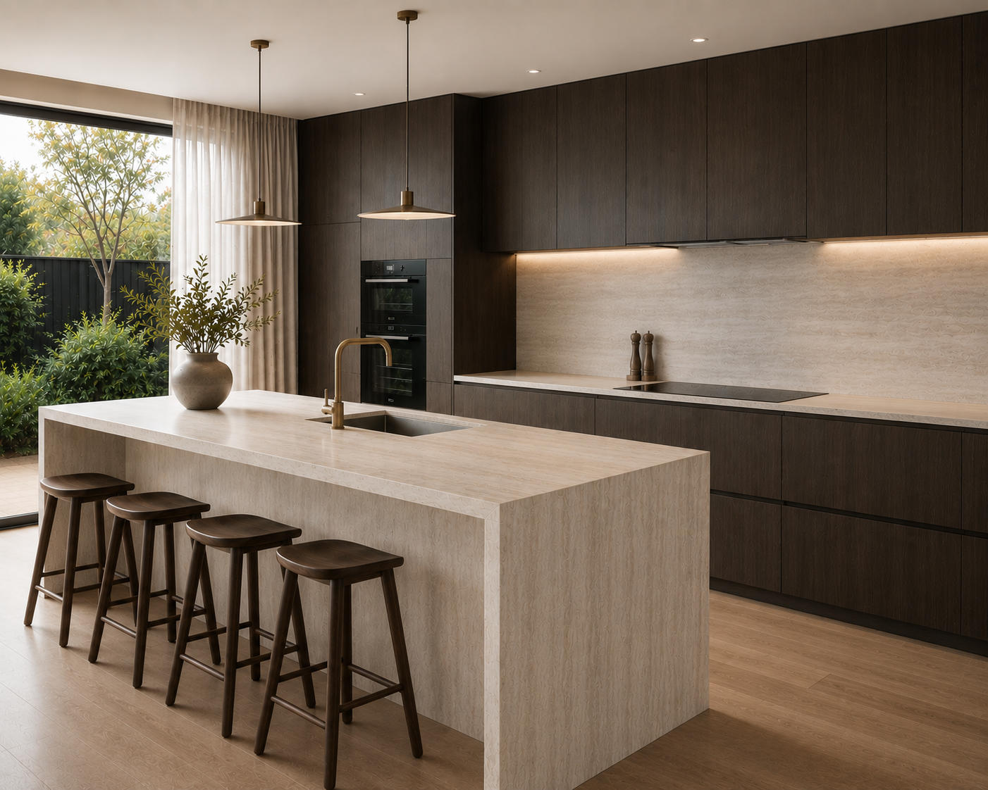 Benchtop & Splashback & Island